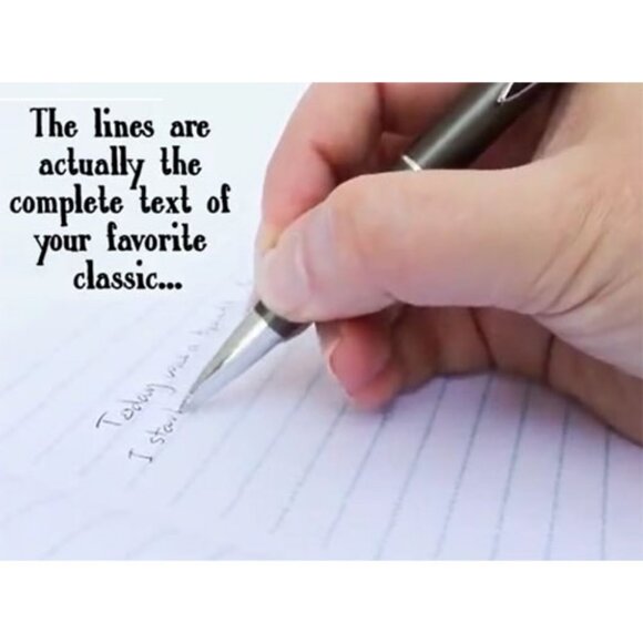 Wizard of Oz Novel Journal Tiny Text forms ruler lines Dorothy Wicked Witch NEW - Picture 3 of 11